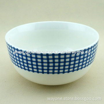 2014 Hot Sale White New Bone China Noodle Bowl, Lead-free, Withstands High Temperature and Freezing